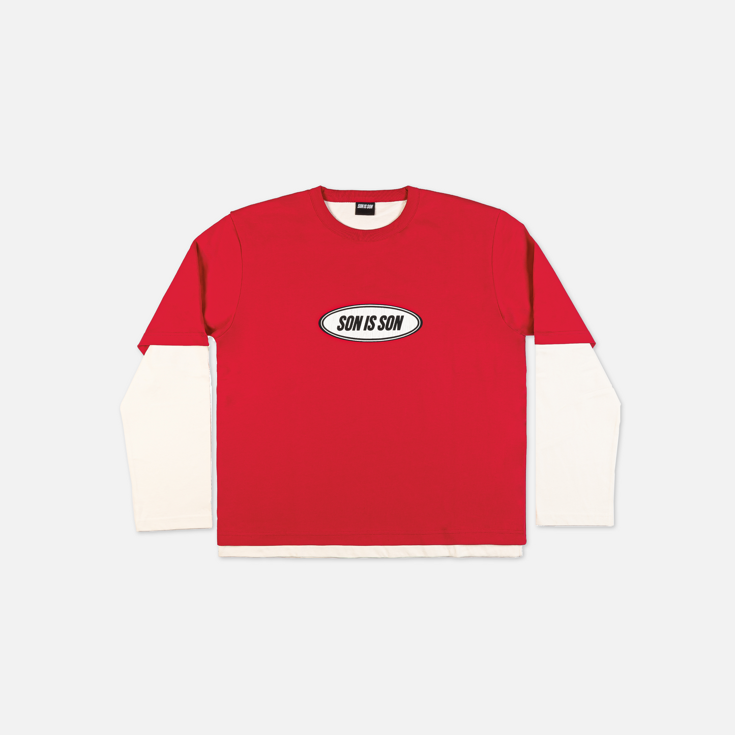 CRACKED LONGSLEEVE RED