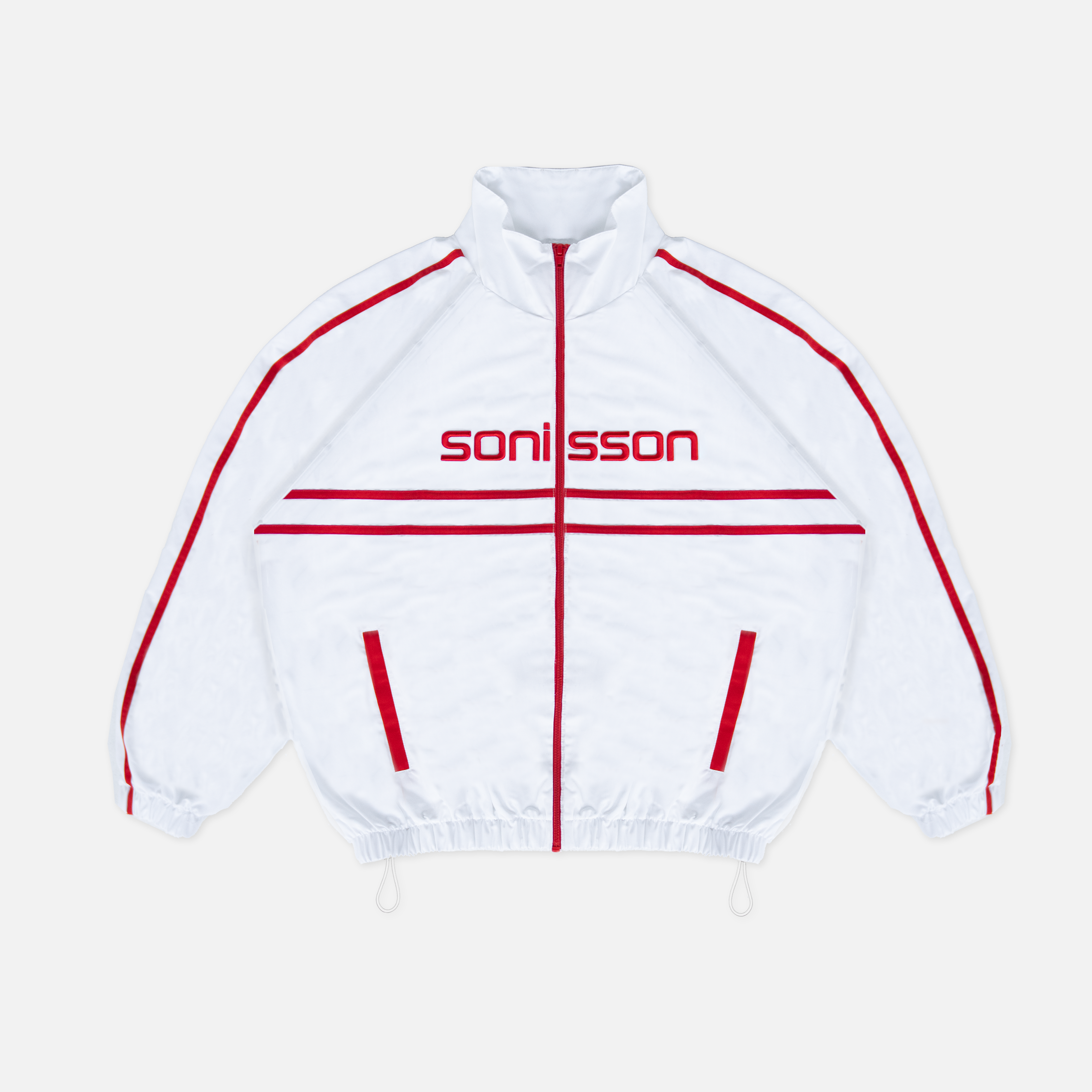 美品 LA MOND MILANO RIB STAND TRACK JACKET MILANO TRACK JACKET WHITE – SONISSON