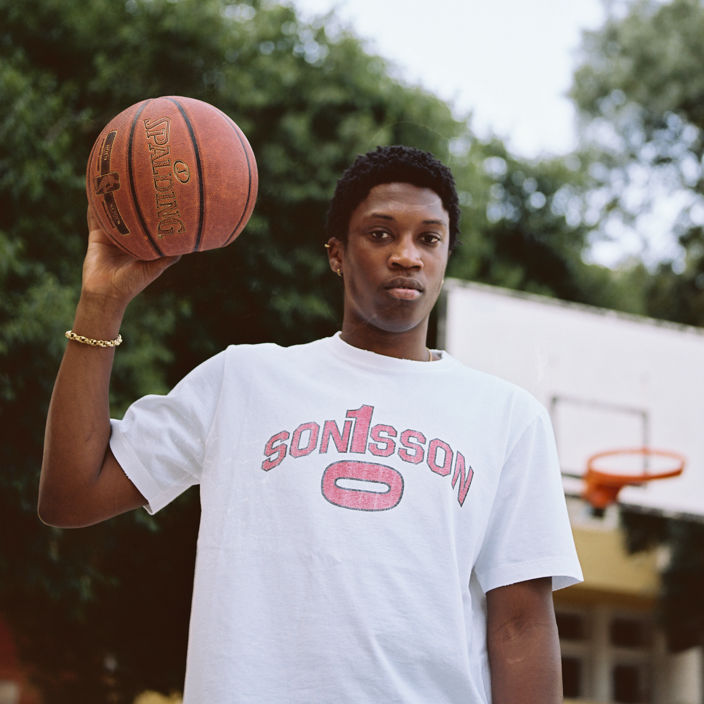 COLLEGE TEE WHITE