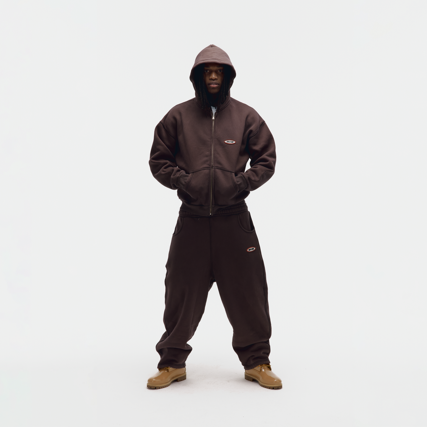 ANY DAY WIDE SWEATS BROWN