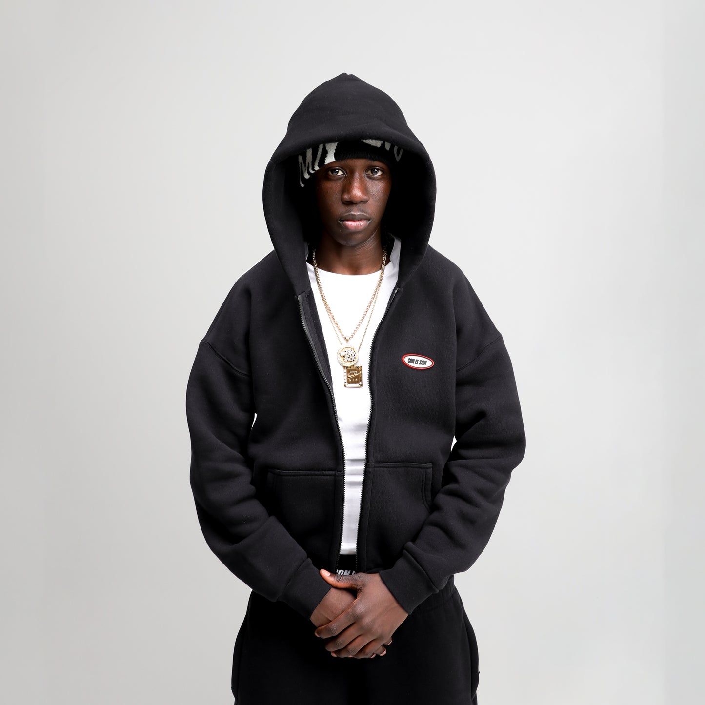 ALL DAY ZIP-UP BLACK