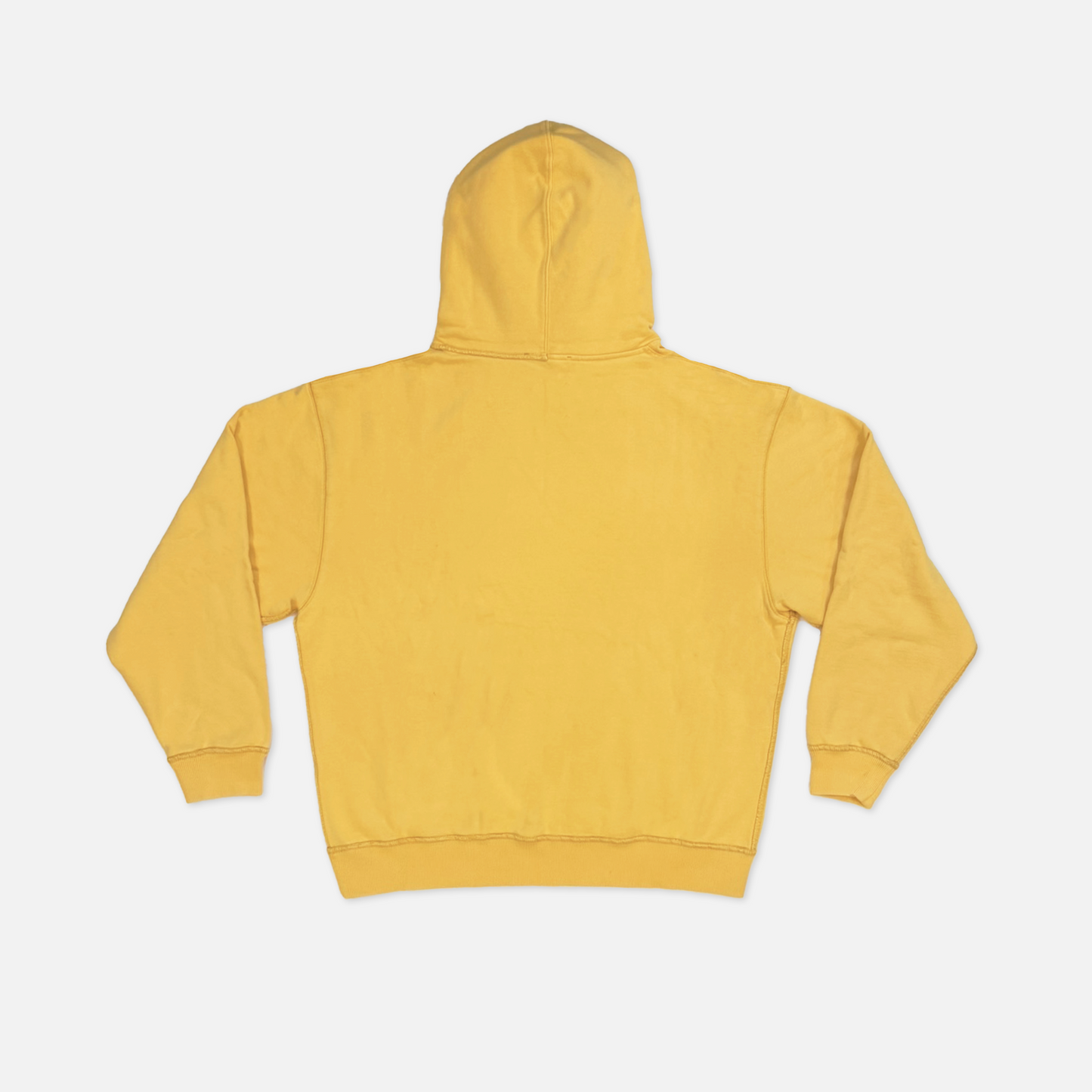 YELLOW WASHED HOODIE