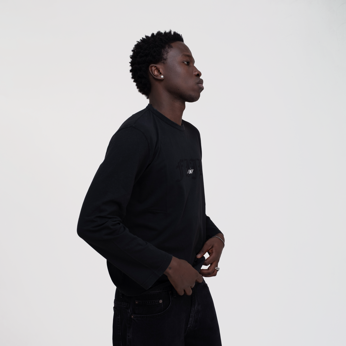 FAMILY ISN'T JUST BLOOD LS BLACK