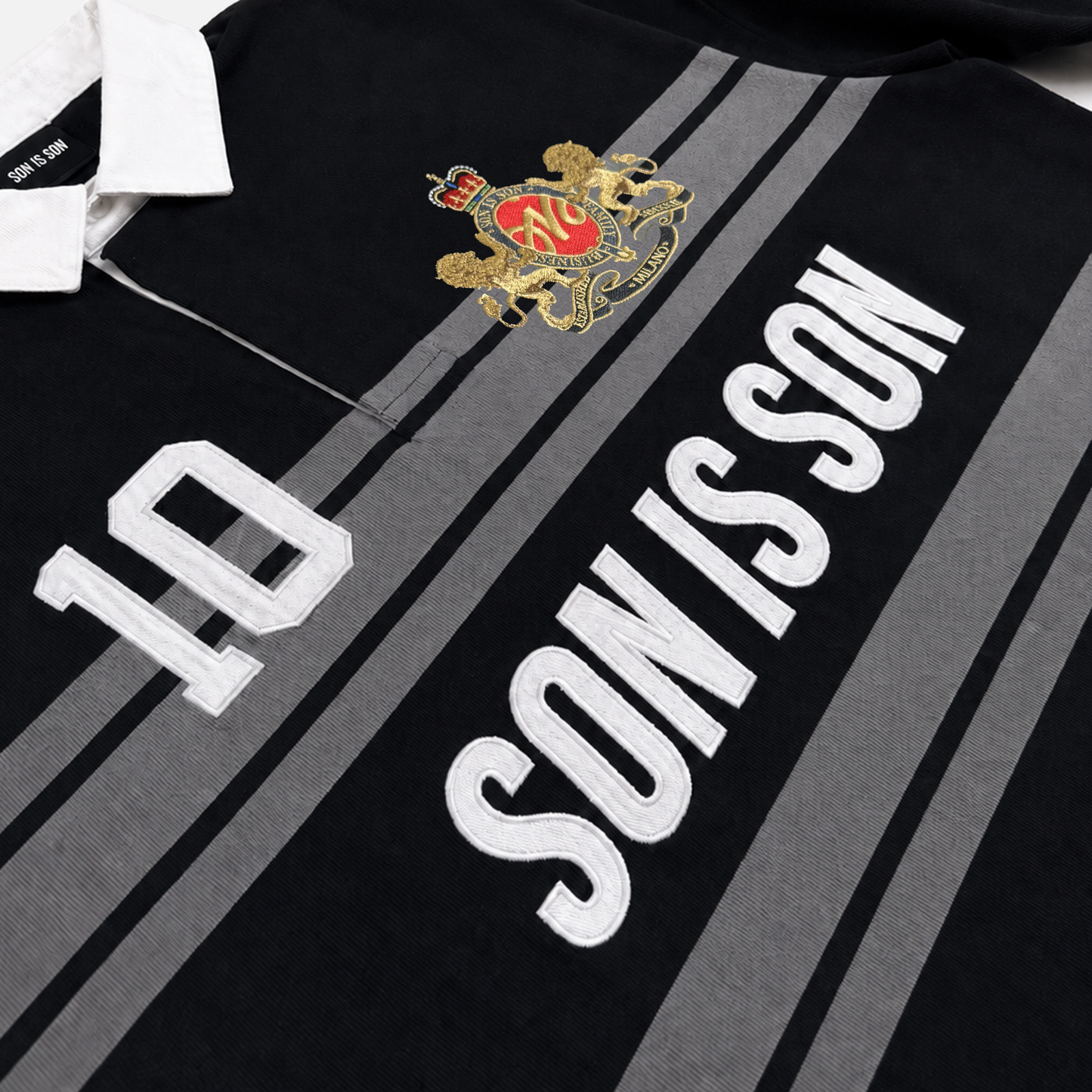 SiS CREST POLO BLACK