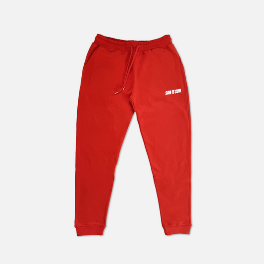 CLASSIC LOGO PANTS RED