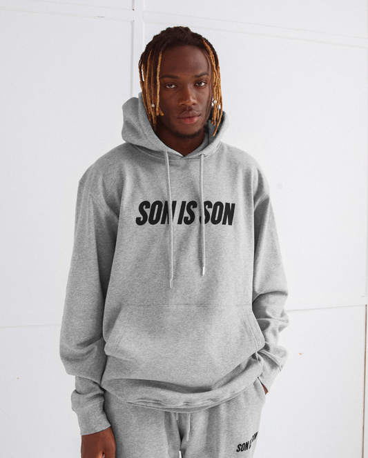 CLASSIC LOGO HOODIE GREY
