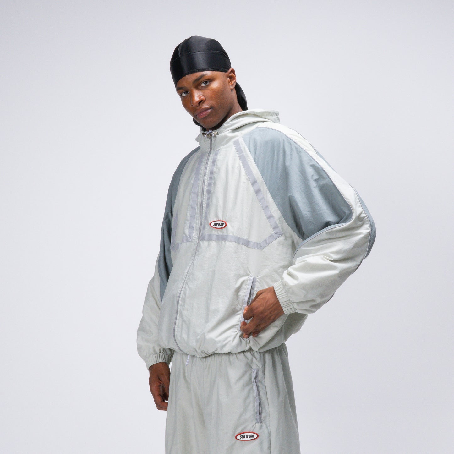 TRACK JACKET GREY